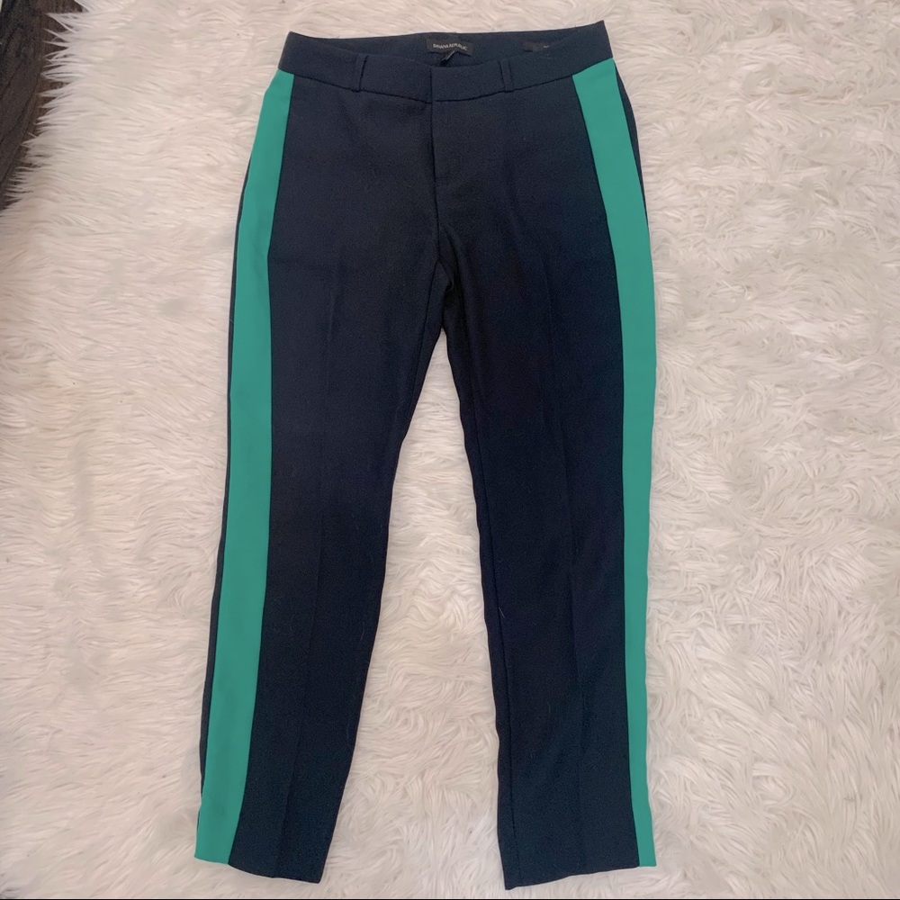 Banana Republic Navy Military Stripe Avery Pant